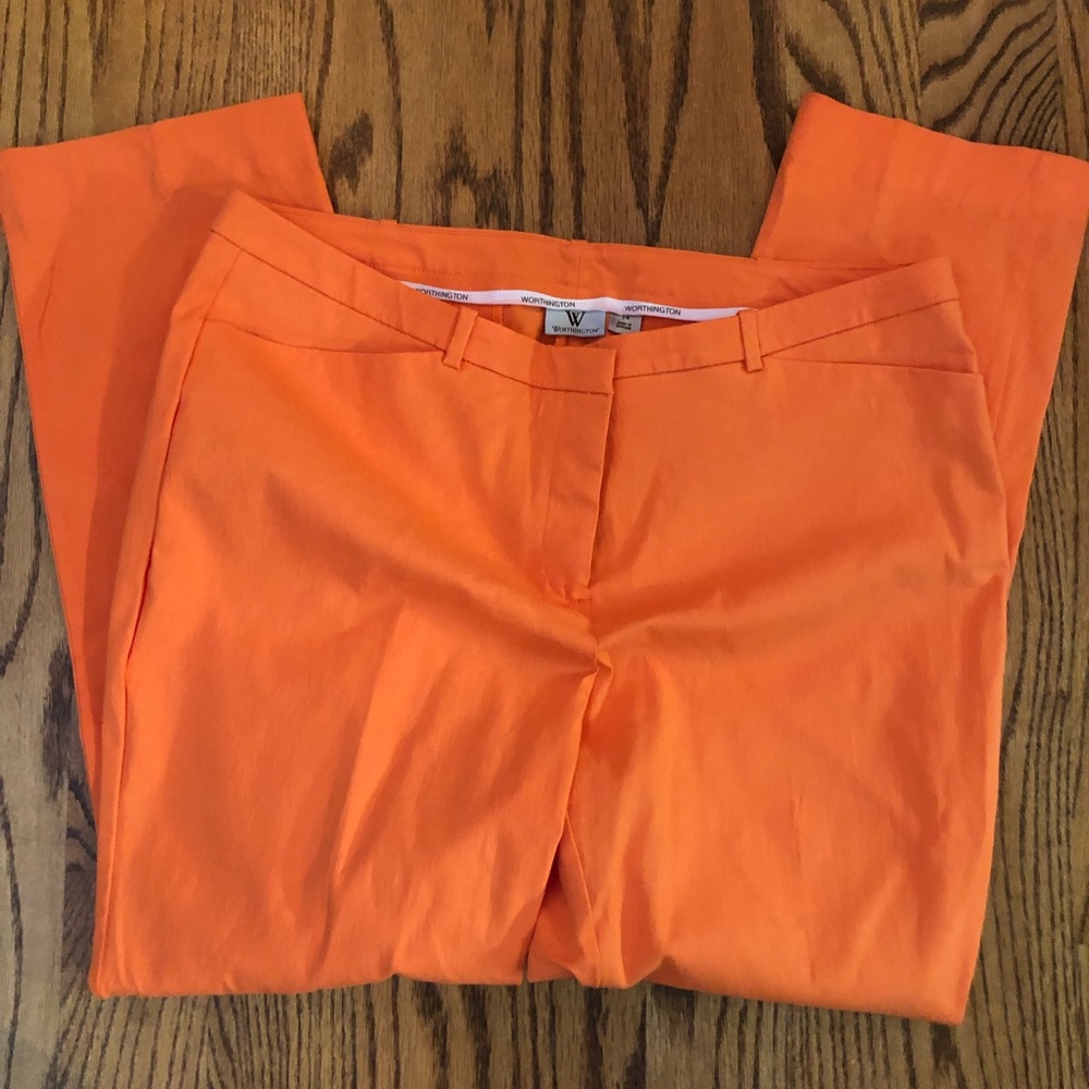 HOT!!! 🔥Orange 🍊 Ankle Length Crop Pants